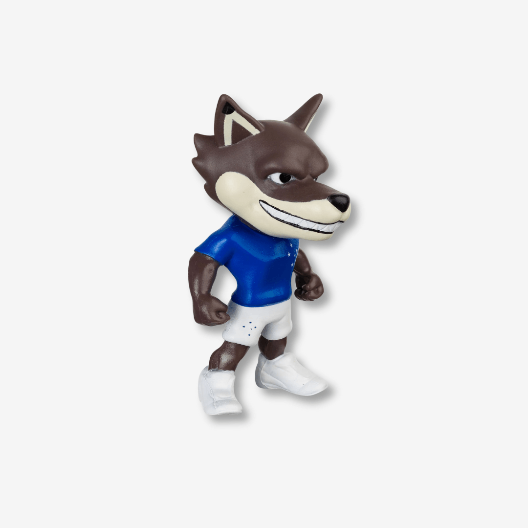 Mascote do Cruzeiro A Raposa, vista de frente
