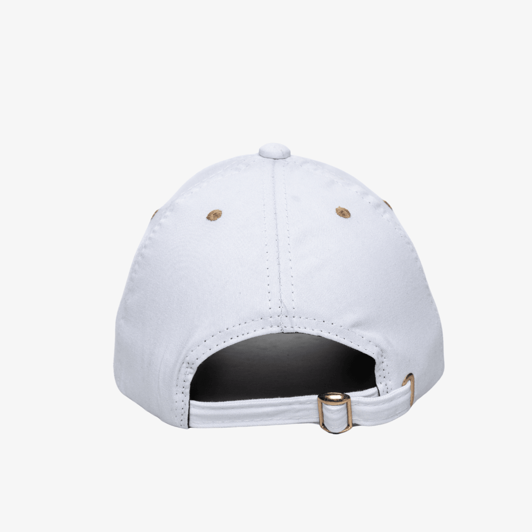 Boné Grêmio Gold - Branco, detalhe do tecido