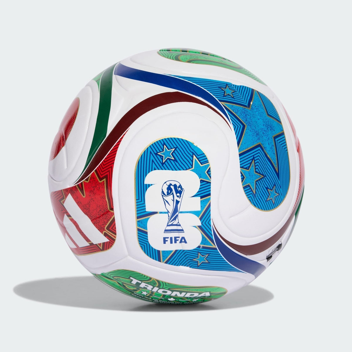 Bola Copa do Mundo FIFA 2026/27 Trionda League, detalhe do escudo
