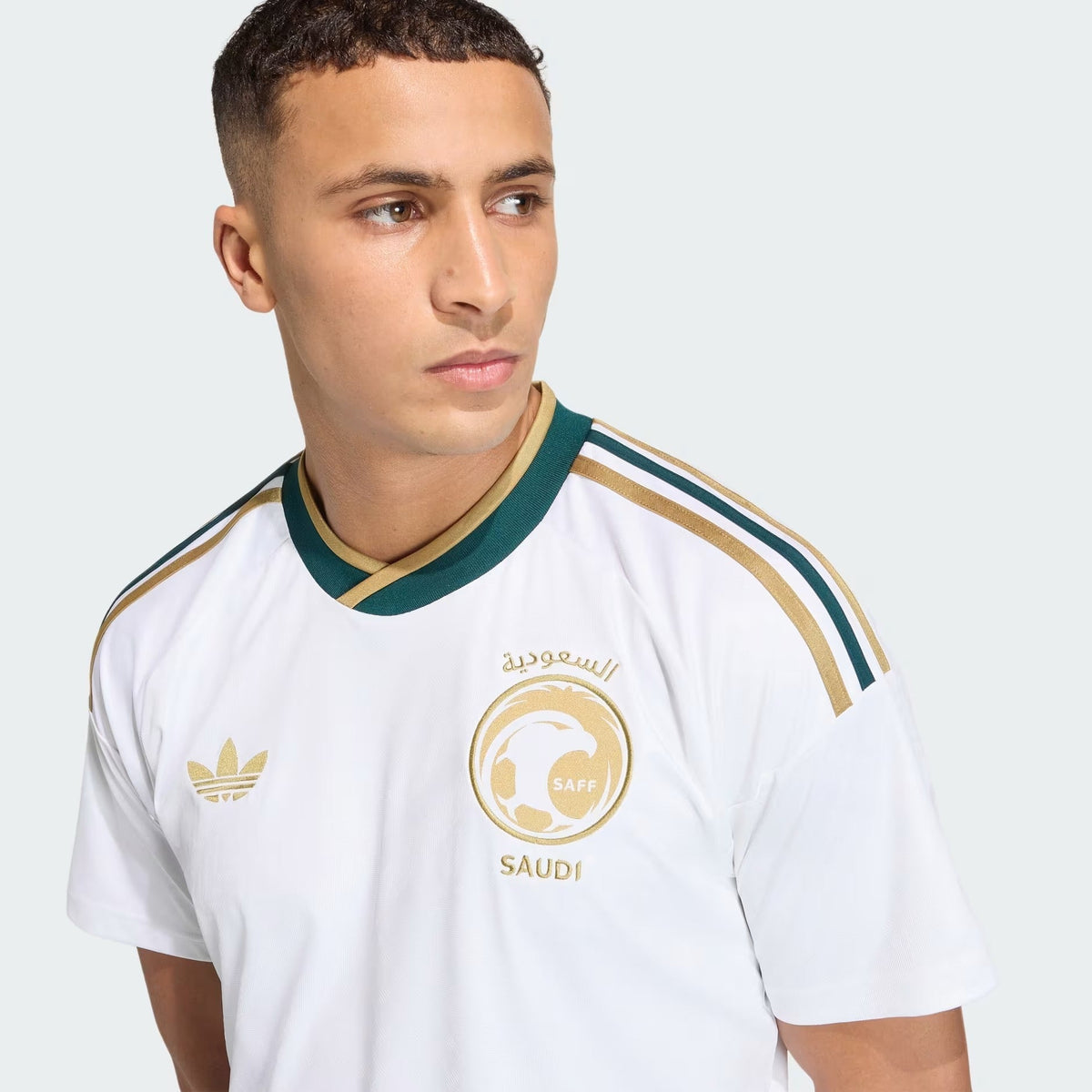 Camisa Arábia Saudita 2026/27 II, detalhe do tecido