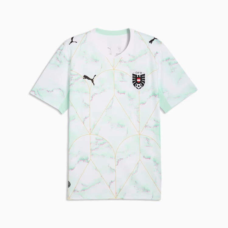 Camisa Áustria 2026/27 II, detalhe do tecido