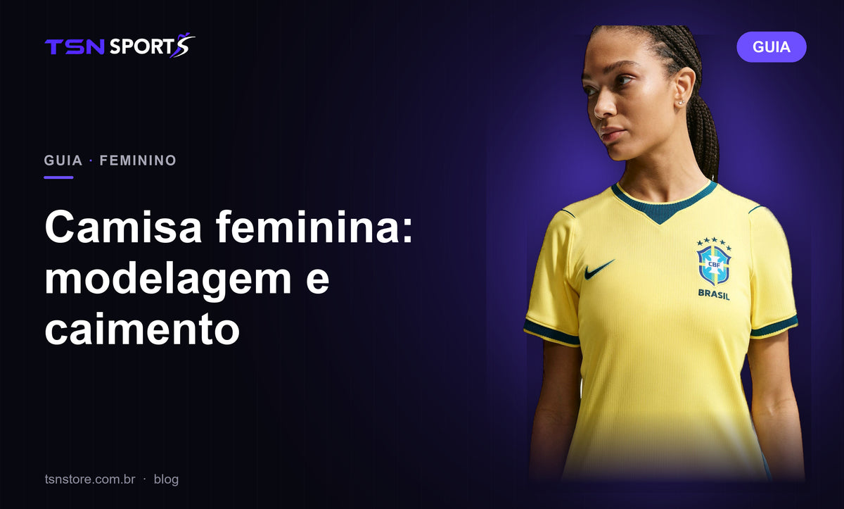 Camisa feminina: modelagem e caimento | TSN Sports