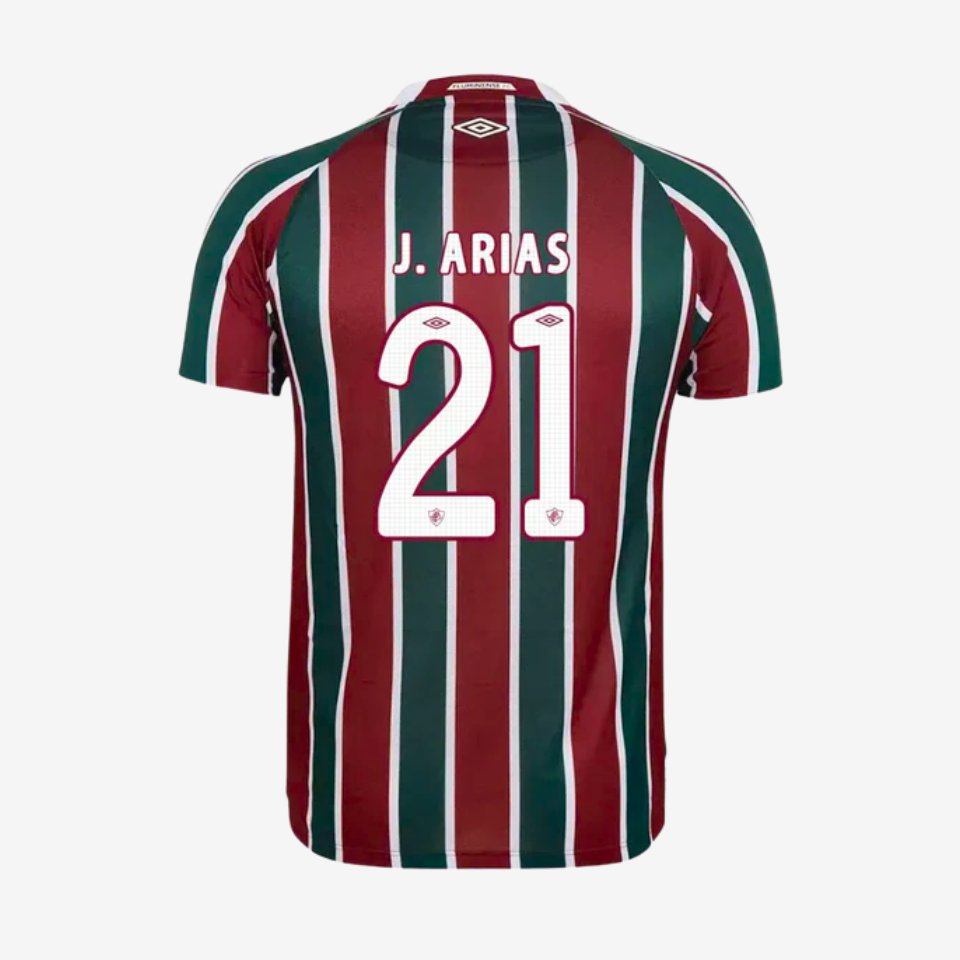 Camisa Umbro Fluminense 2025/26 I - Jhon Arias 21 na TSN Sports