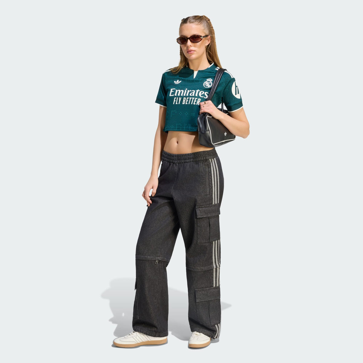 Camisa Feminina Cropped Adidas Real Madrid 2026/27 II