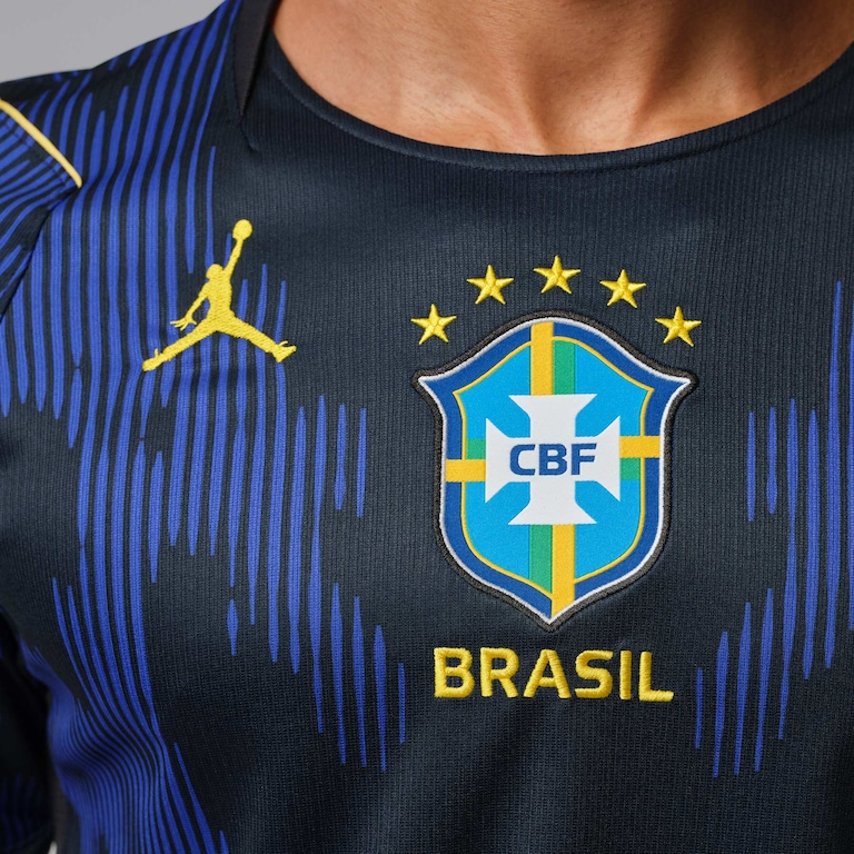 Camisa Seleção Brasileira 2026/27 II, detalhe do escudo