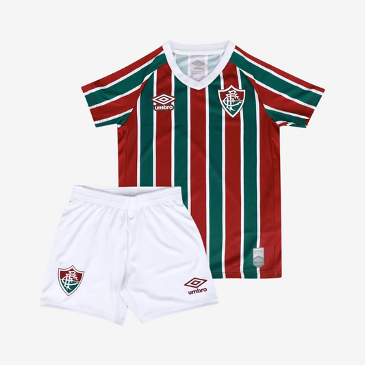 Conjunto Infantil Umbro Fluminense 2025/26 I na TSN Sports