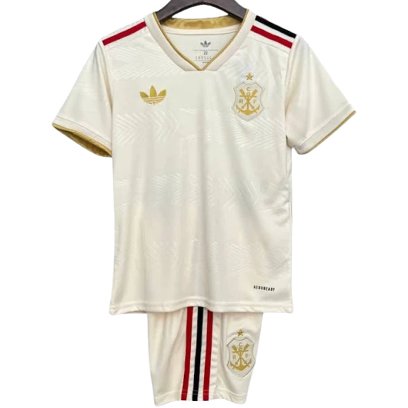 Kit Infantil Flamengo III 25/26 - Torcedor | Bege