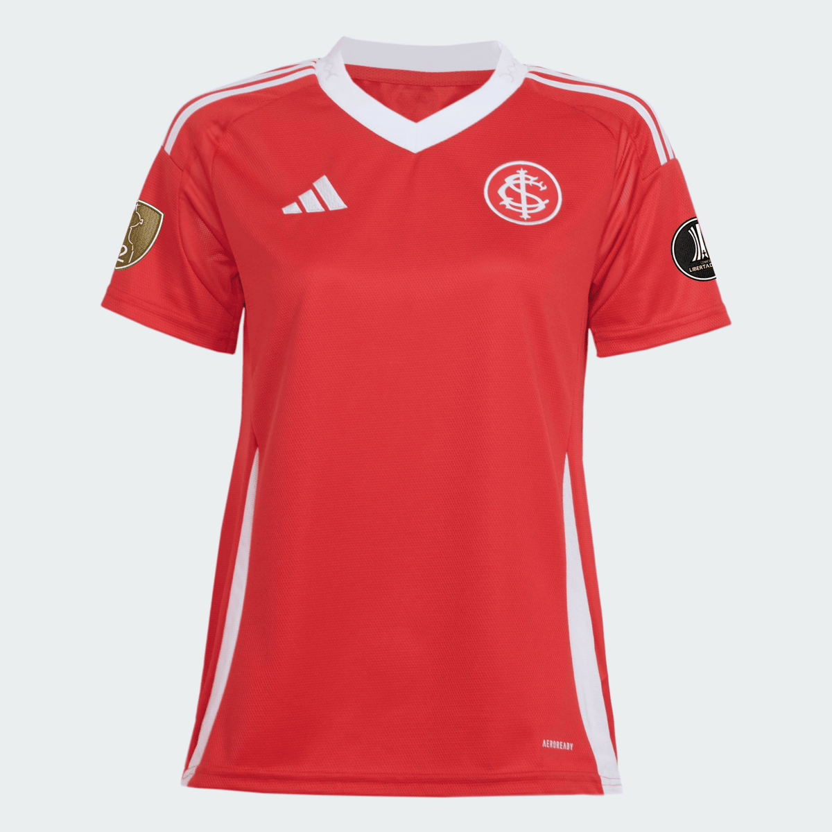 Camisa Feminina Adidas Internacional 2025/26 I, detalhe da manga