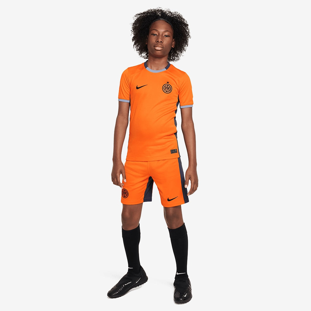 Conjunto Infantil Nike Inter de Milão 2023/24 III, detalhe do tecido