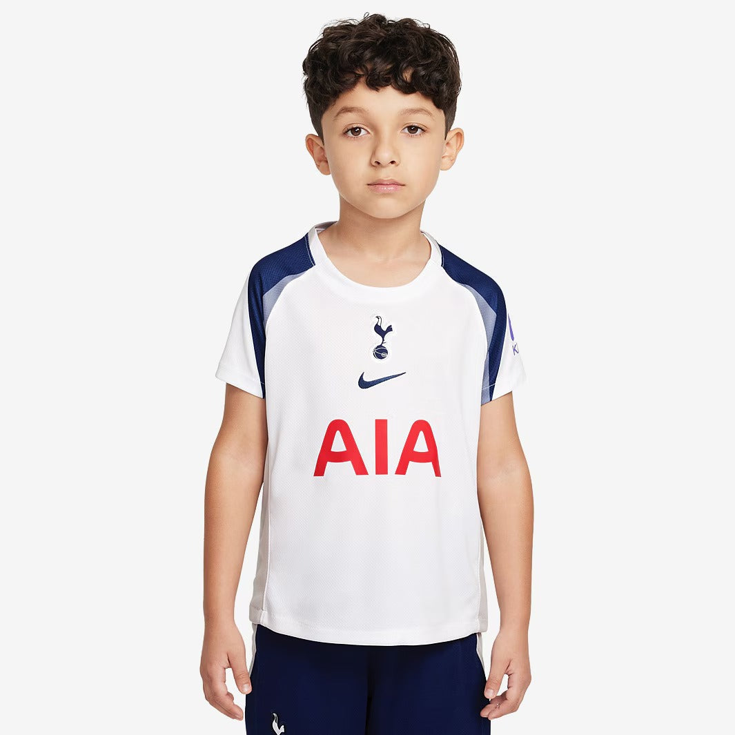 Conjunto Infantil Nike Tottenham 2025/26 Torcedor, detalhe da gola