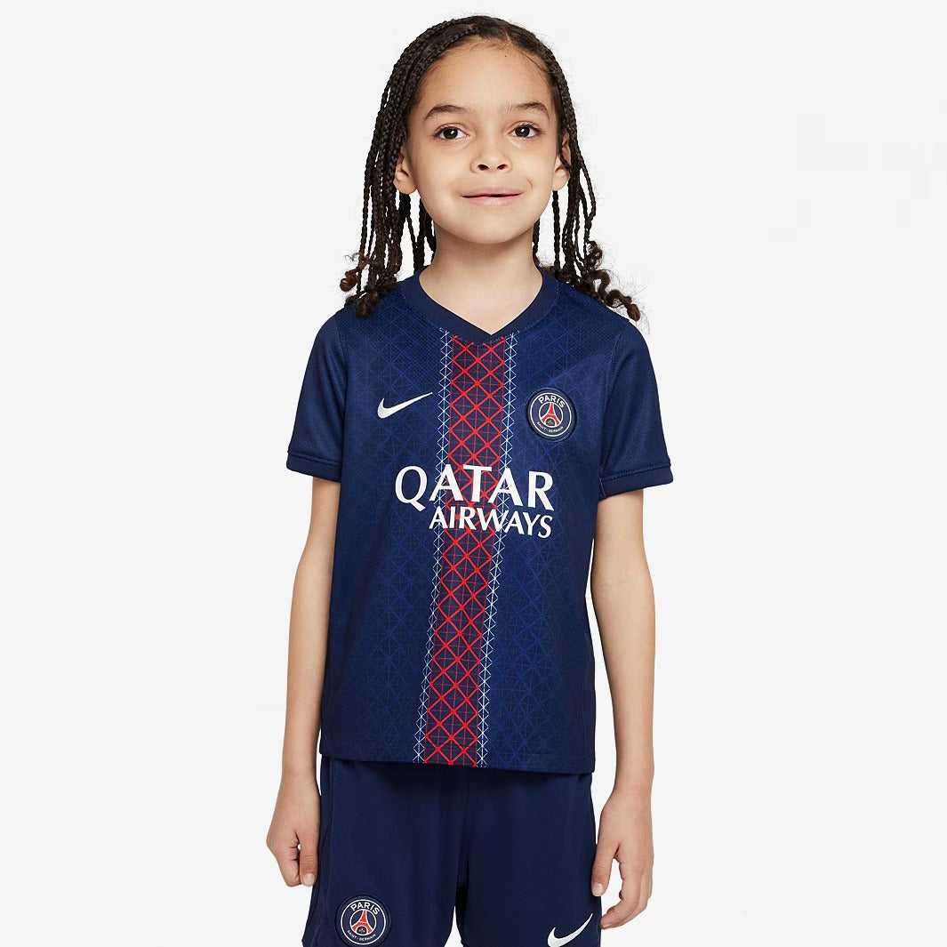 Conjunto Infantil Nike Paris Saint Germain 2025/26 I na TSN Sports