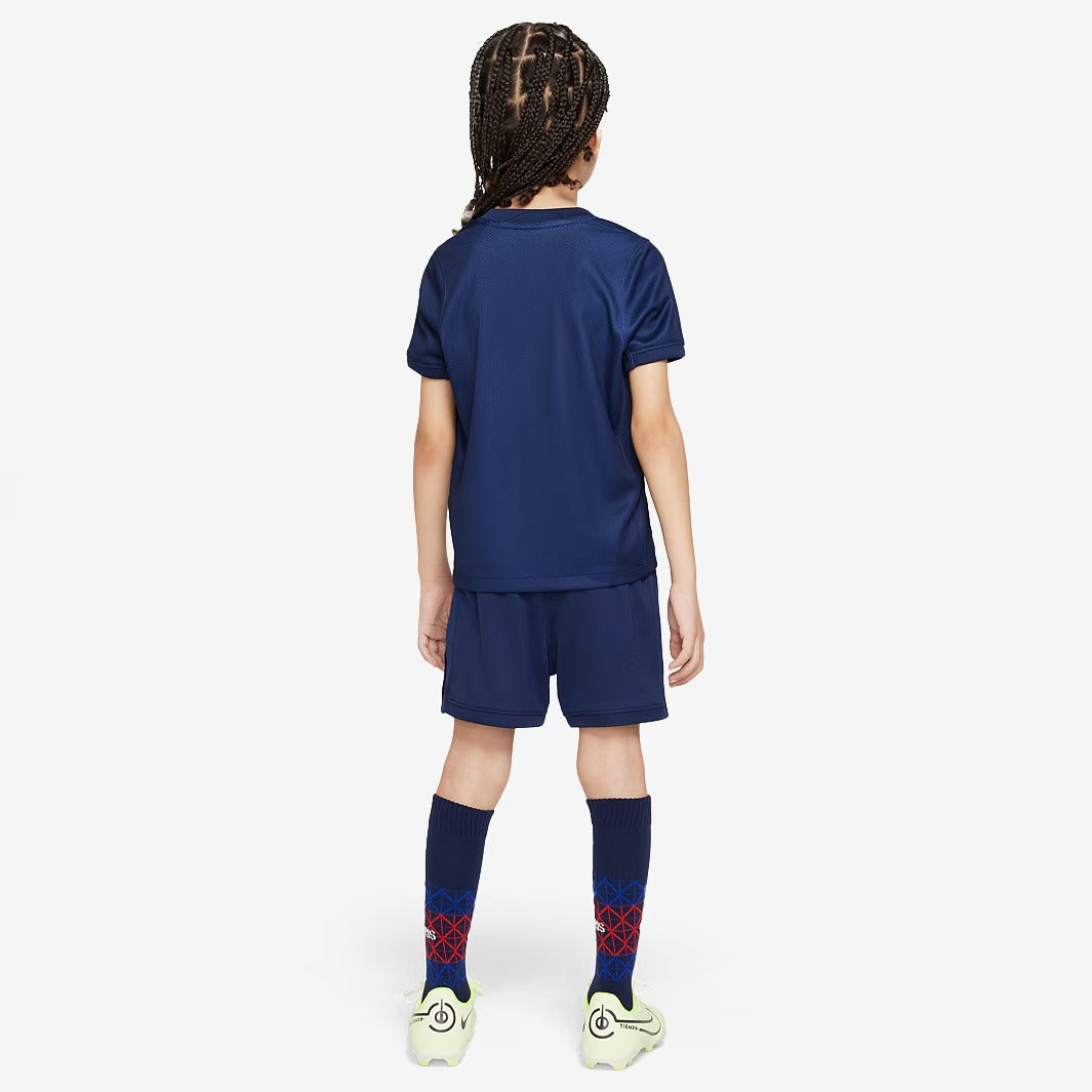 Conjunto Infantil Nike Paris Saint Germain 2025/26 I, vista de costas