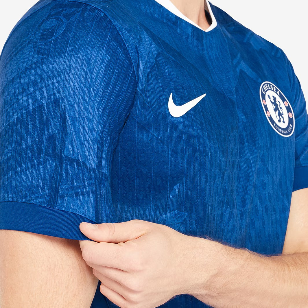 Camisa Nike Chelsea 2025/26 I Jogador, detalhe da gola