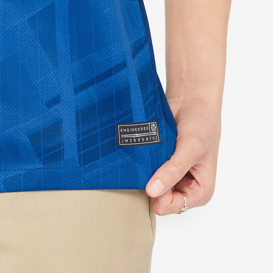 Camisa Feminina Nike Chelsea 2025/26 I Torcedor, detalhe da gola