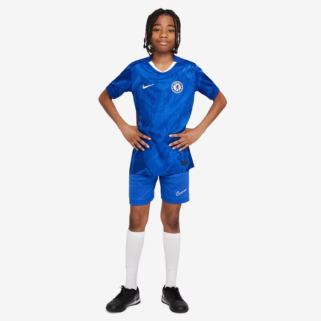 Conjunto Infantil Nike Chelsea 2025/26 Torcedor, vista de frente