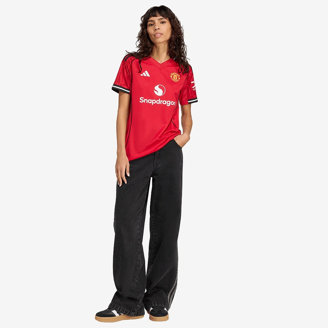 Camisa Feminina Adidas Manchester United 2025/26 I, vista de frente