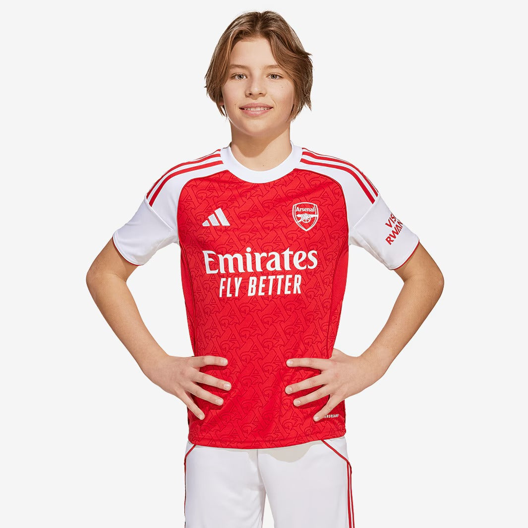 Conjunto Infantil Adidas Arsenal 2025/26 I na TSN Sports