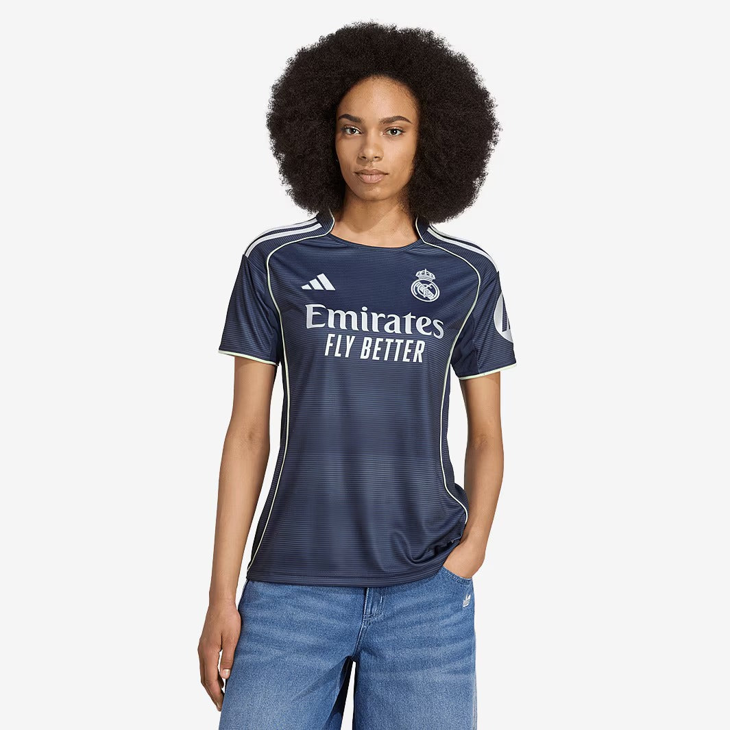 Camisa Feminina Adidas Real Madrid 2025/26 II na TSN Sports