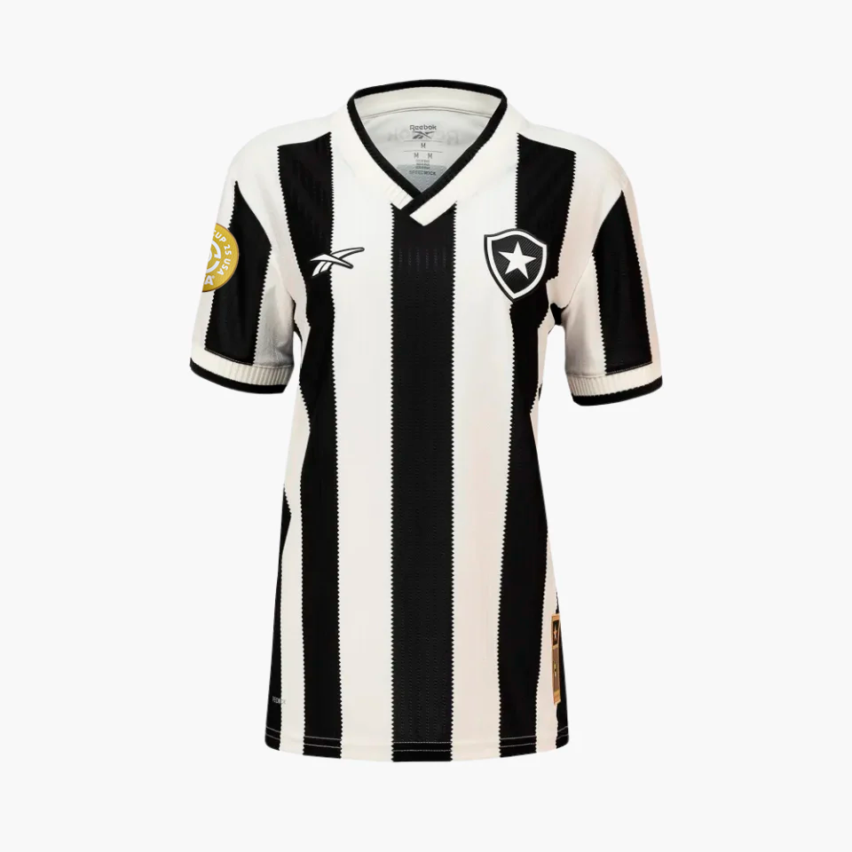 Camisa Feminina Reebok Botafogo 2024/25 I, vista lateral