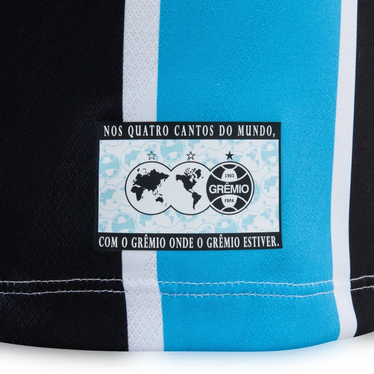 Camisa Umbro Grêmio 2025/26 I Manga Longa, detalhe do tecido