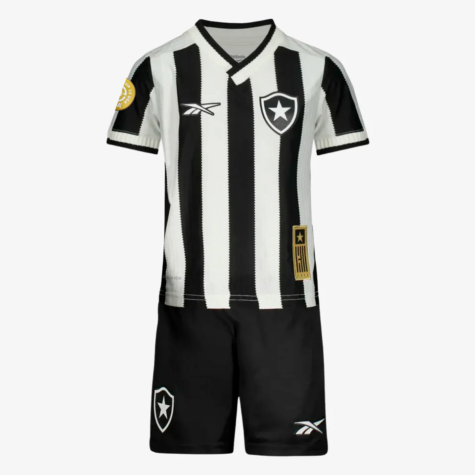 Conjunto Infantil Reebok Botafogo 2025/26 I na TSN Sports