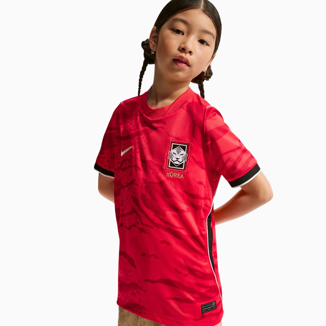 Conjunto Infantil Coréia do Sul 2026/27 I Kit, vista de costas