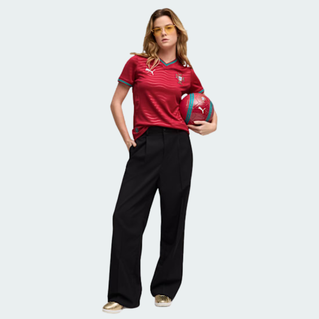 Camisa Feminina Portugal 2026/27 I, vista de costas