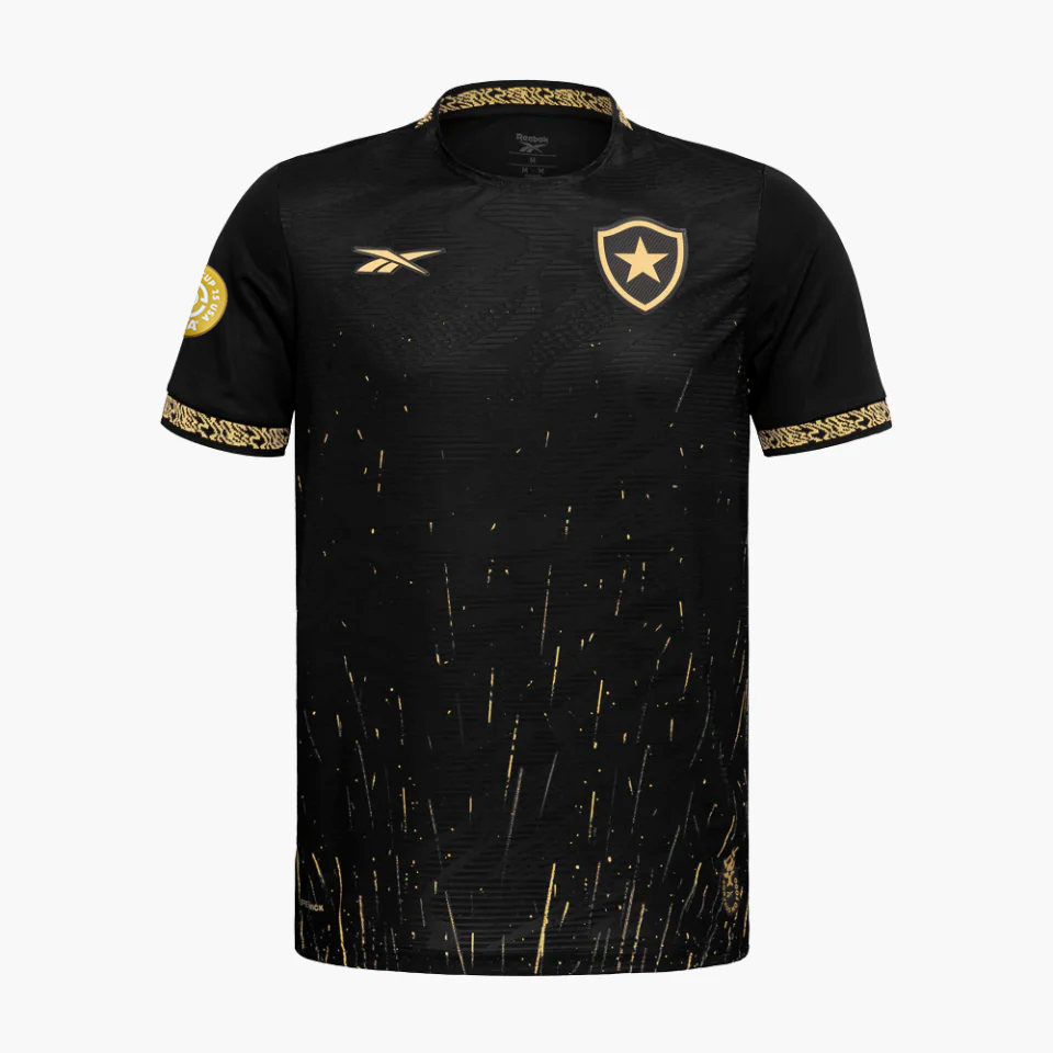 Camisa Reebok Botafogo 2024/25 II, detalhe do tecido