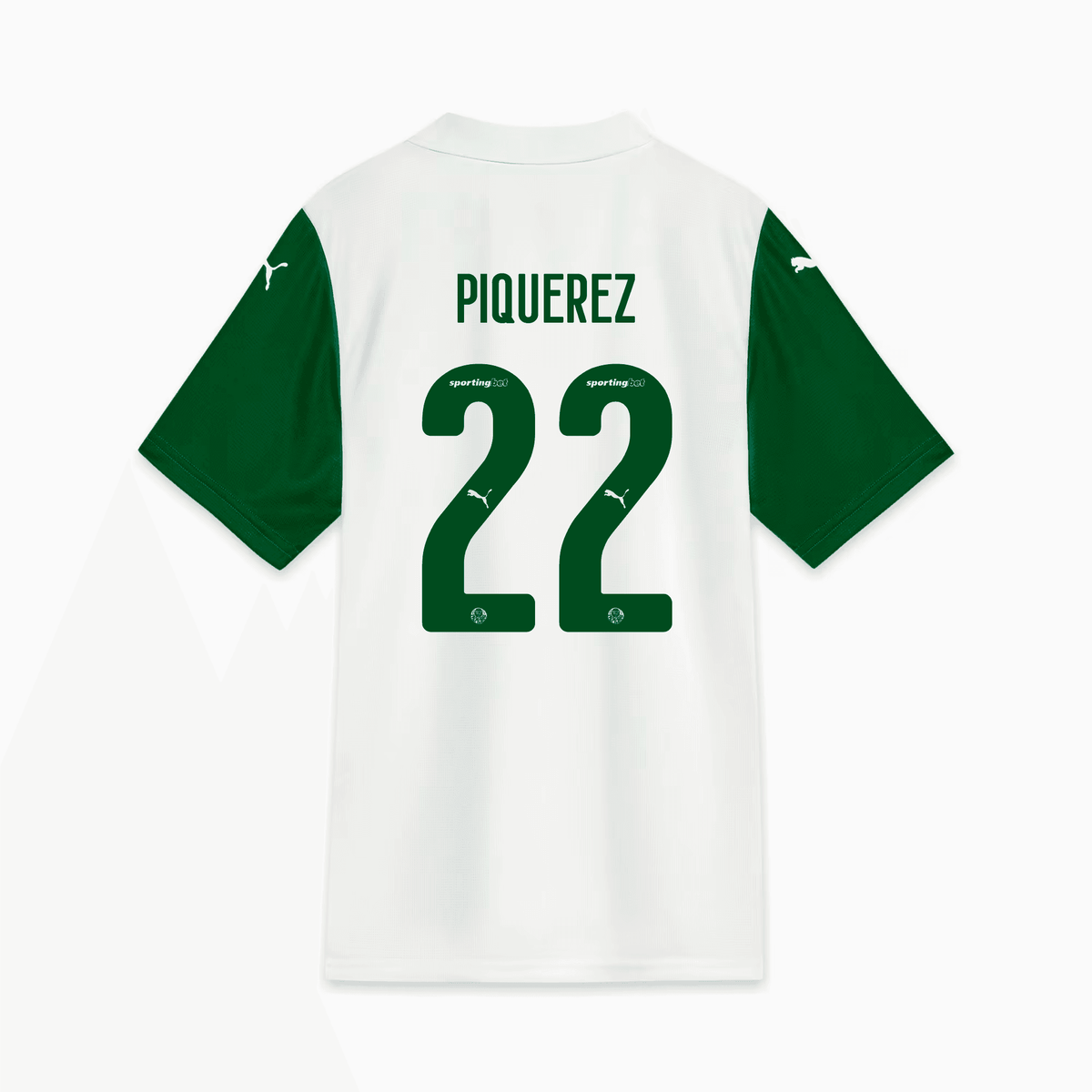 Camisa Puma Palmeiras 2025/26 II - Piquerez N° 22 na TSN Sports