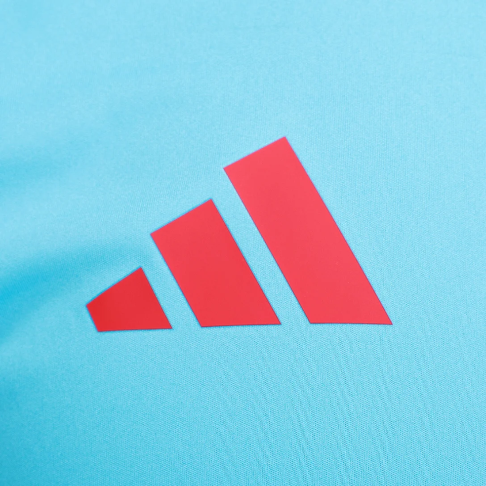 Camisa Adidas Treino Flamengo 2025/26, detalhe do escudo