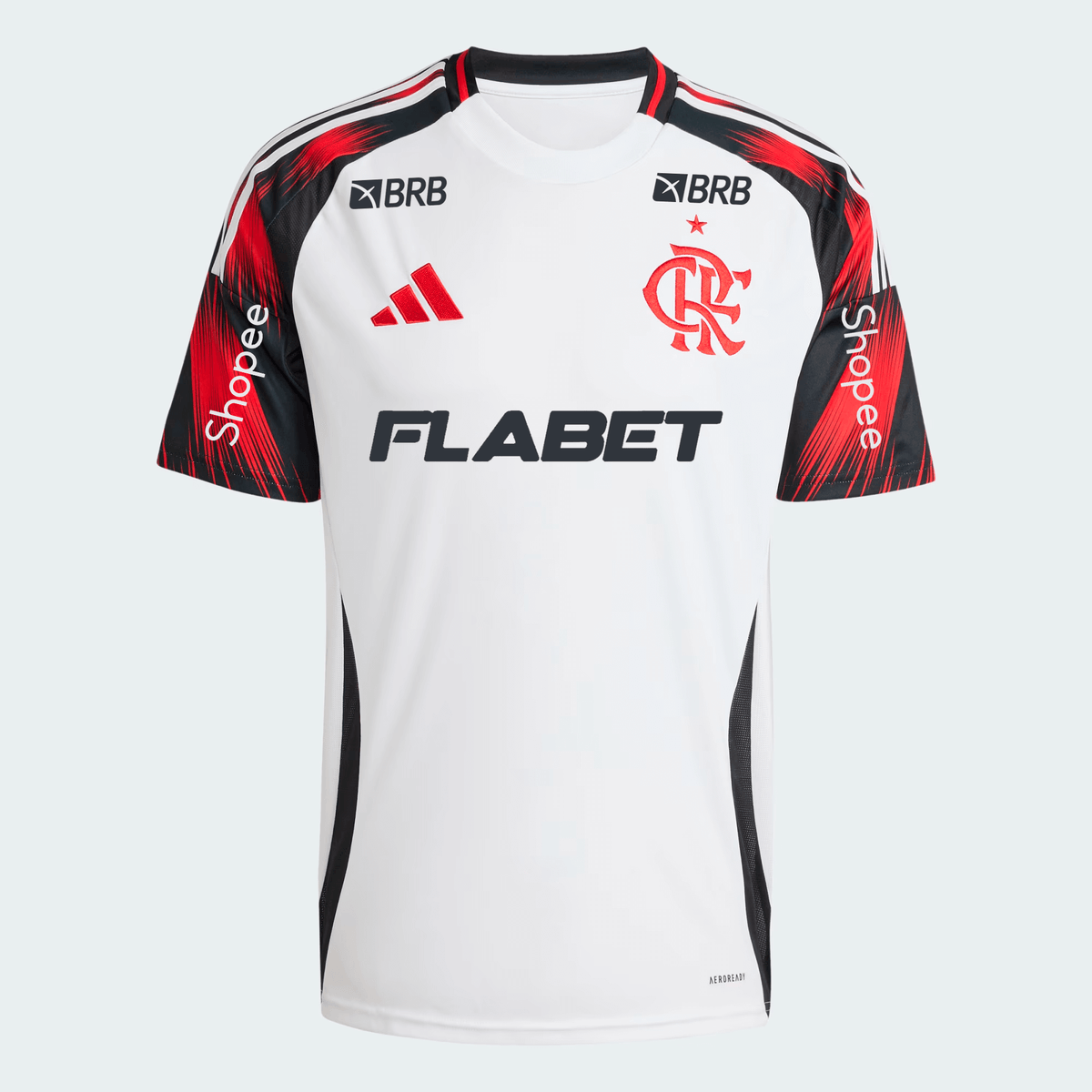 Camisa Adidas Flamengo 2025/26 II Com Patrocínios na TSN Sports