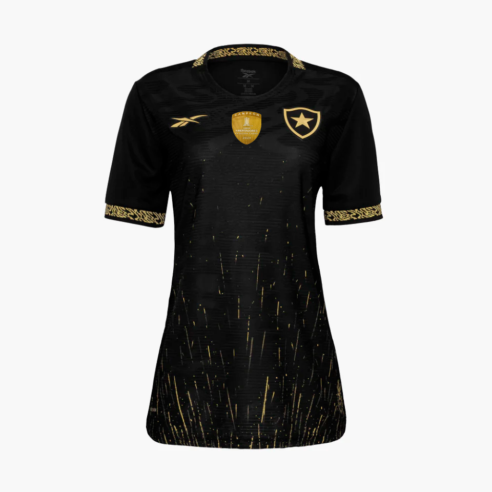 Camisa Feminina Reebok Botafogo 2024/25 II, vista lateral
