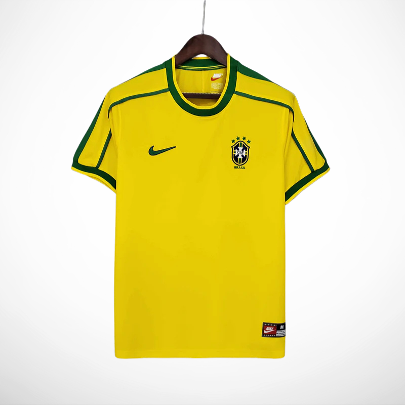 Camisa Seleção Brasil Home - Retrô 1998, vista de costas