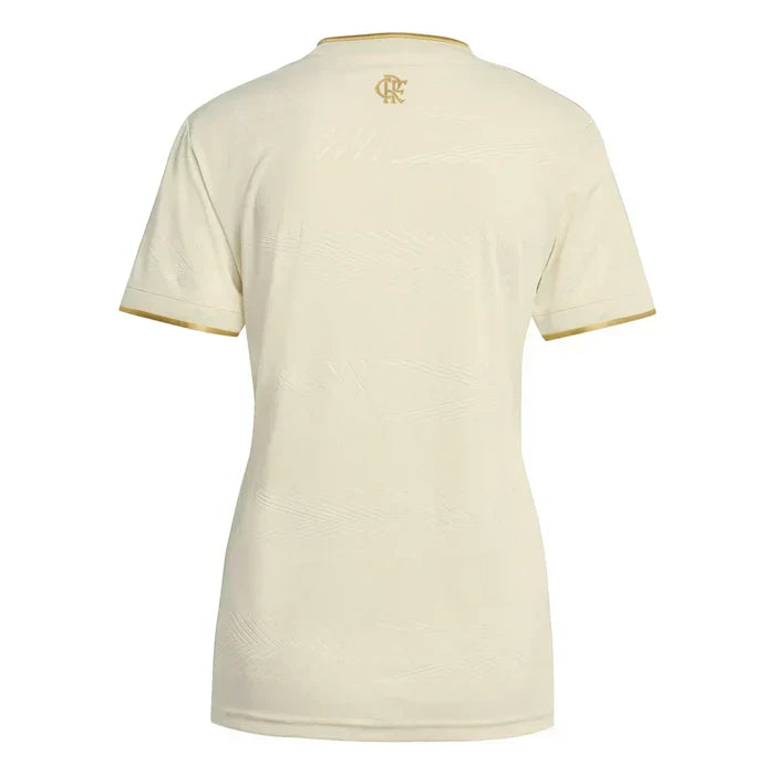 Camisa Feminina Adidas Flamengo 2025/26 III, detalhe do escudo