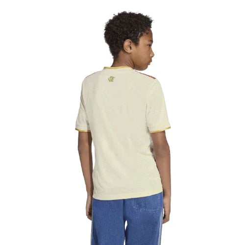 Conjunto Infantil Adidas Flamengo 2025/26 III, vista de costas