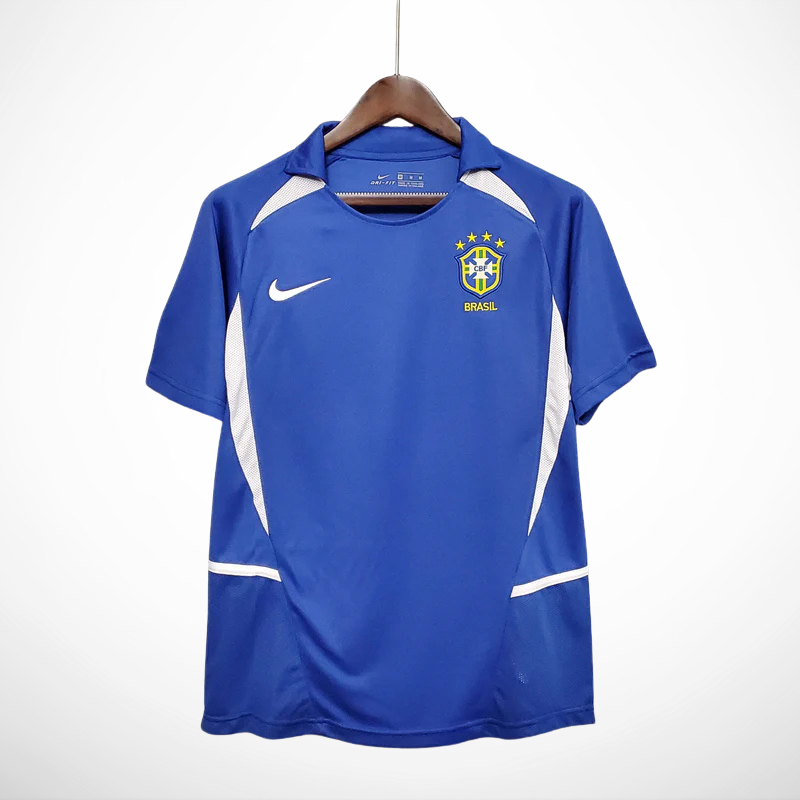 Camisa Seleção Brasil II - Retrô 2002, vista de costas