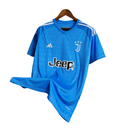 Camisa Juventus Goleiro II 23/24 - Torcedor  - Azul com detalhes em branco e preto