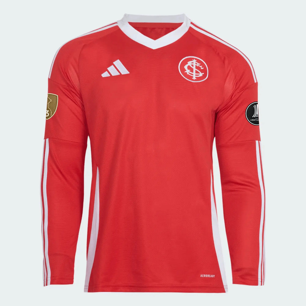 Camisa Adidas Internacional Manga Longa 2025/26 I, detalhe da manga