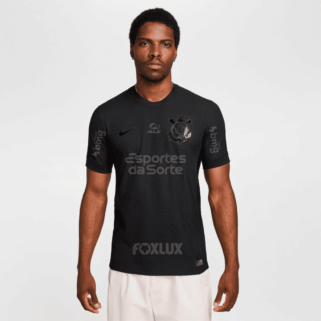 Camisa Nike Corinthians 2024/25 II Jogador Com Patrocínios na TSN Sports