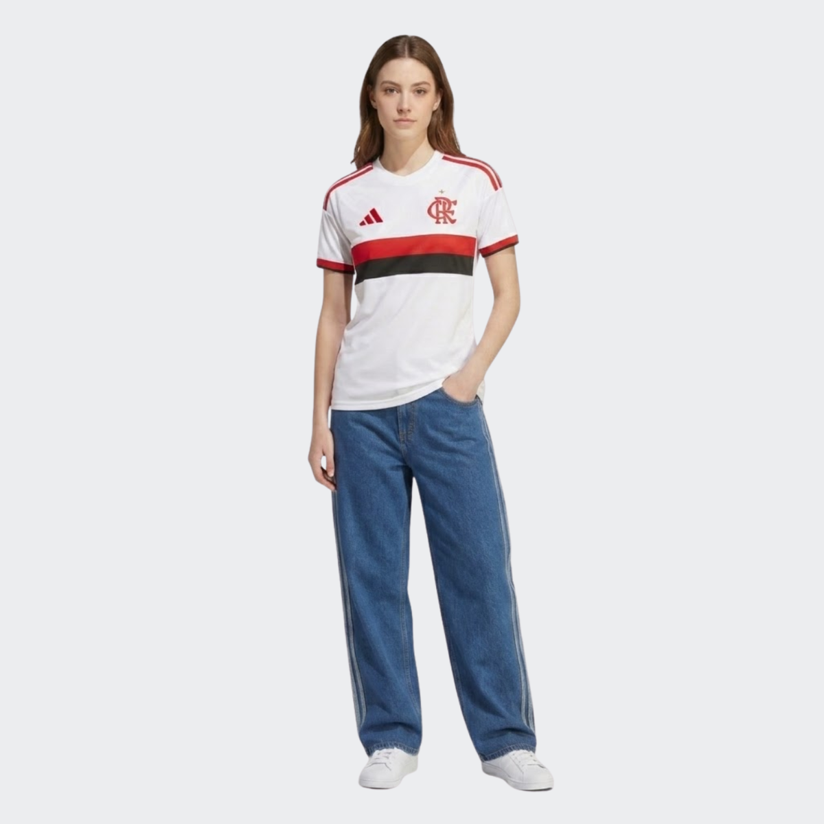 Camisa Flamengo Feminina 2026/27 II, vista de frente