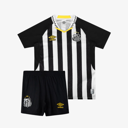 Conjunto Infantil Umbro Santos 2025/26 II na TSN Sports