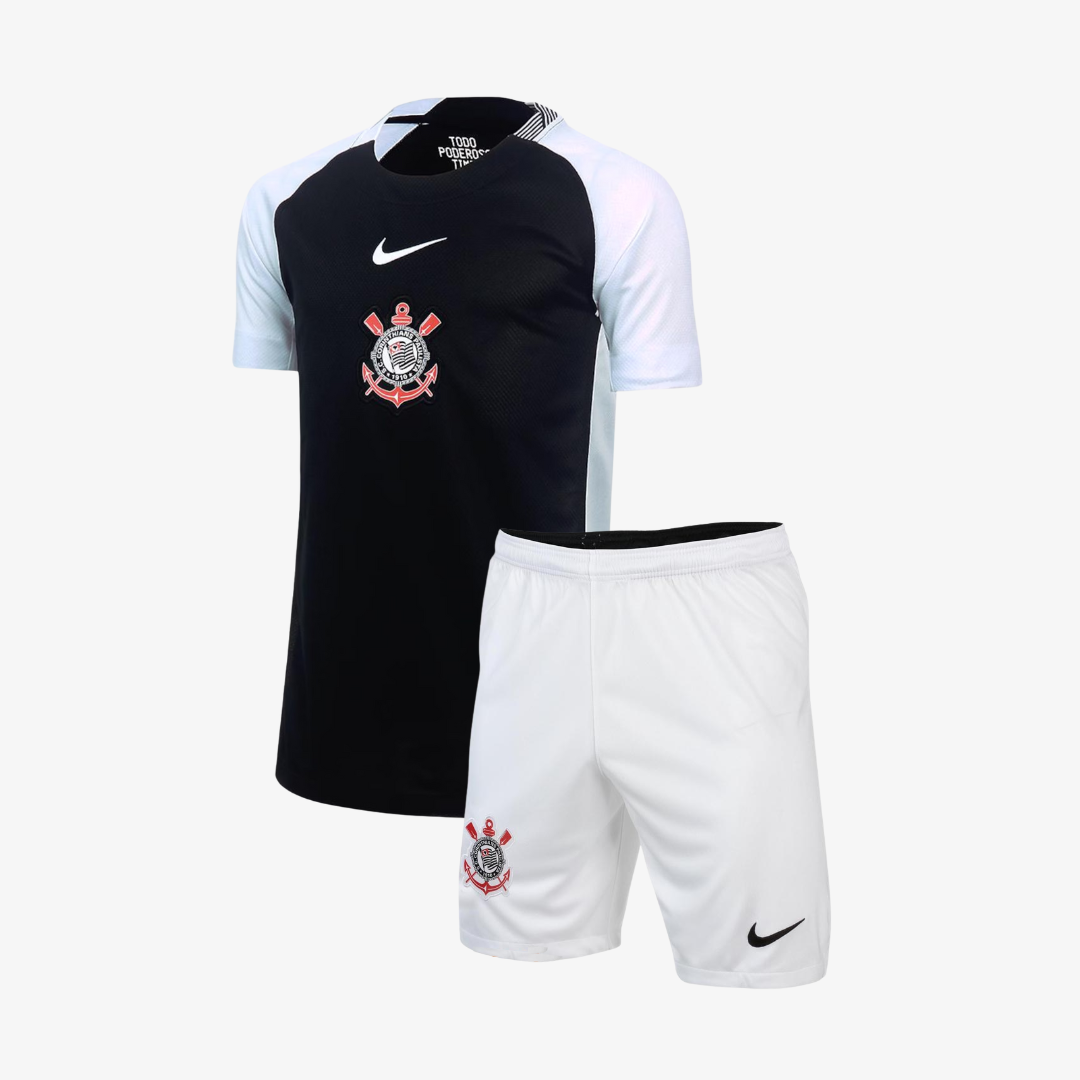 Conjunto Infantil Nike Corinthians 2025/26 II na TSN Sports