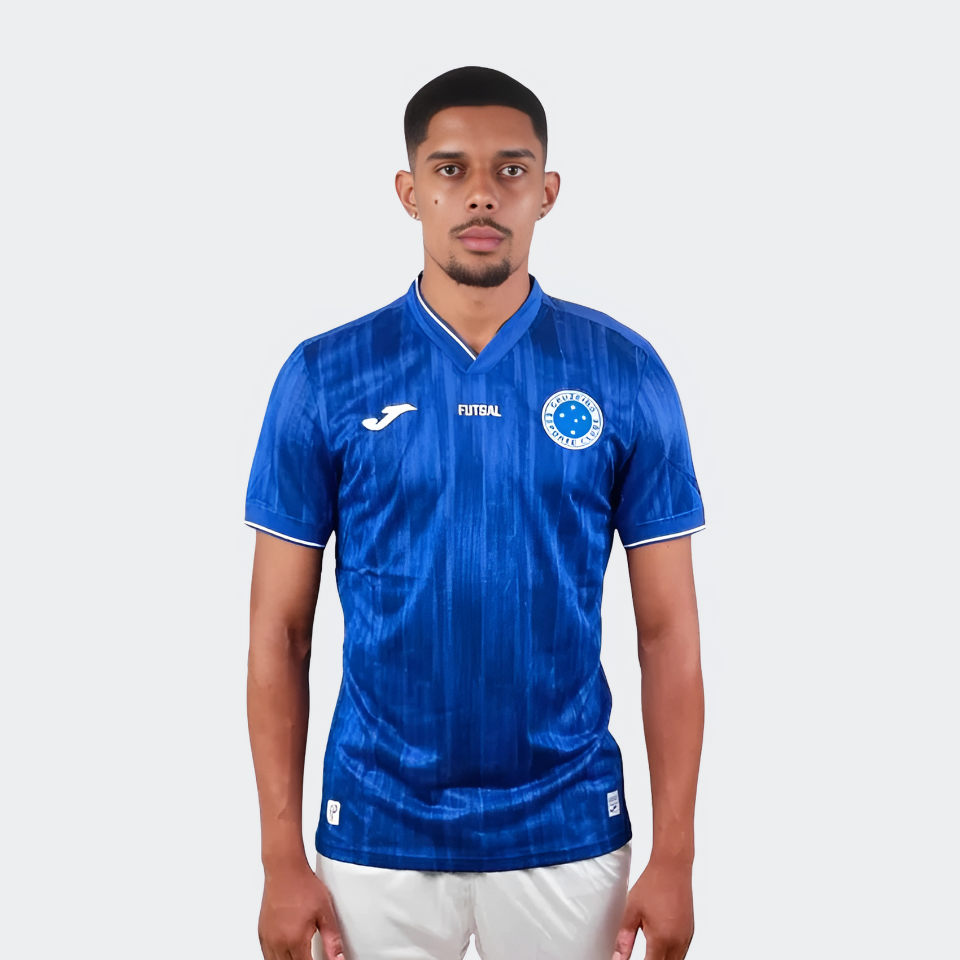 Camisa Joma Cruzeiro Futsal 2025/26 I na TSN Sports