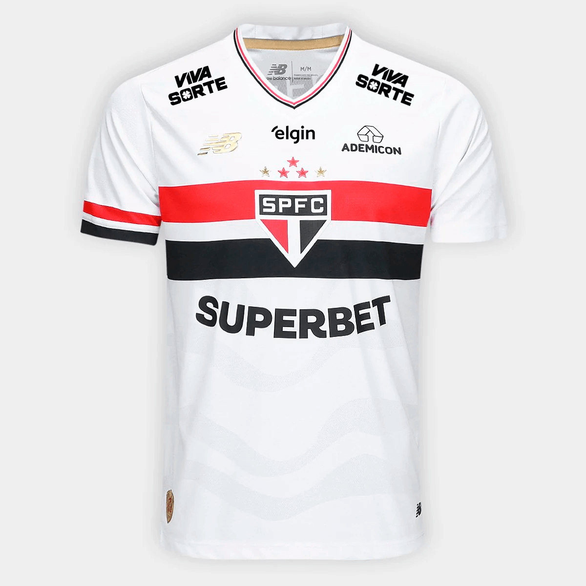 Camisa New Balance São Paulo 2025/26 I Com Patrocínios na TSN Sports