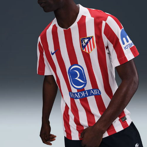 Camisa Nike Atlético Madrid 2025/26 I Torcedor, vista de frente