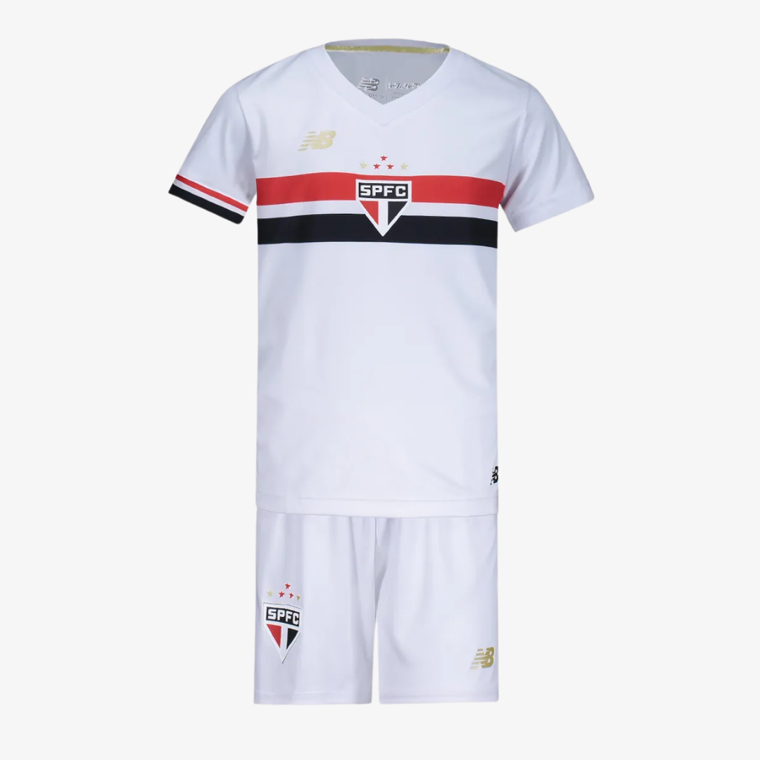 Conjunto Infantil New Balance São Paulo 2025/26 I na TSN Sports