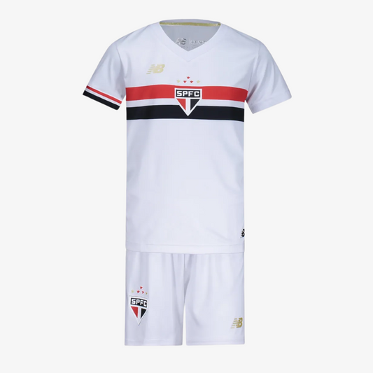 Conjunto Infantil New Balance São Paulo 2025/26 I na TSN Sports