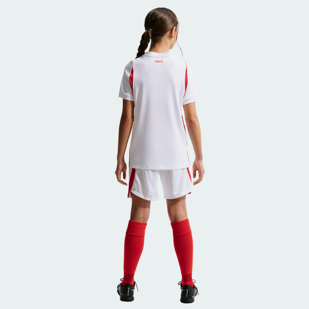 Camisa Infantil Turquia 2026/27 II, detalhe da gola