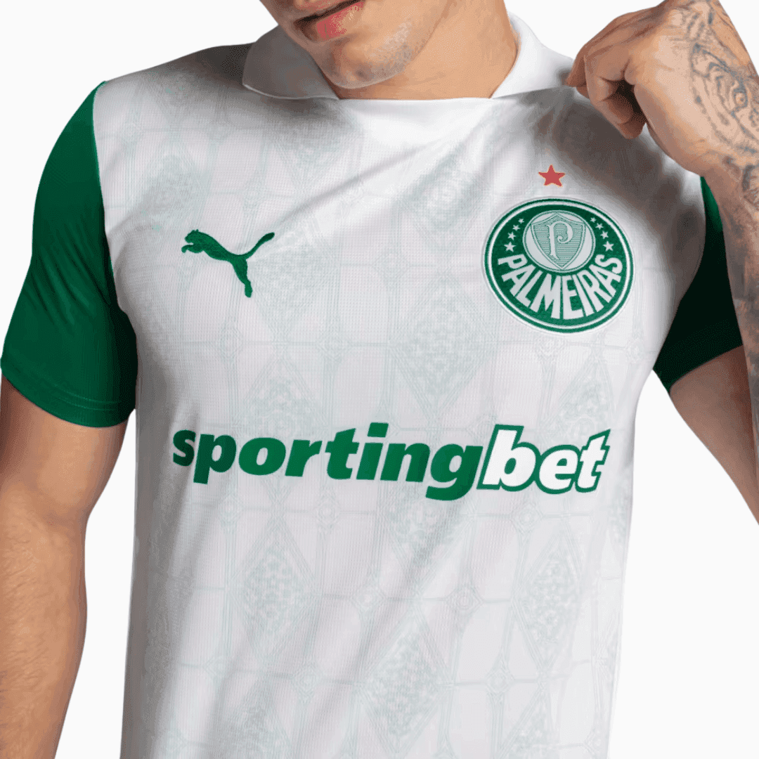 Camisa Puma Palmeiras 2025/26 II Torcedor, vista de costas