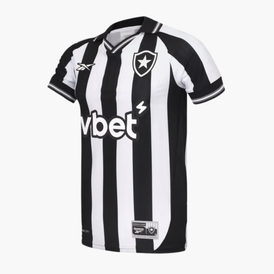 Camisa Reebok Botafogo 2025/26 I, vista de frente